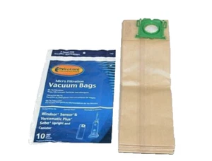 10 Windsor Versamatic Style 2003 Upright Vacuum Bags Replaces part: 9.840-641.0 - Picture 1 of 1