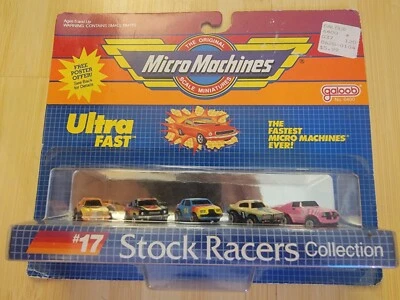 Vintage NEW 1988 Galoob Micro Machines Stock Racers Collection #17 Cars Muscle - Image 1 of 4