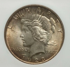 1922 PEACE DOLLAR GRADED MS-64 by NGC **NICE** - Picture 1 of 4