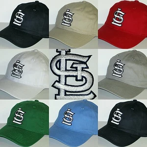 St. Louis Cardinals Polo Style Cap ⚾Hat ⚾CLASSIC MLB PATCH/LOGO ⚾️7 Colors ⚾️NEW - Picture 1 of 10