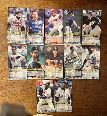 1994 Fleer Extra Bases Baseball TALL Cards Lot of 24 Great Looking Cards Nm - Image 1 of 4