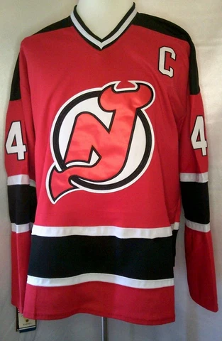 Scott Stevens New Jersey Devils Red "1992-2007 Throwback" CCM NHL Jersey Cover