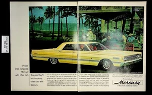 1965 Mercury Lincoln Continental Yellow Car Vintage Print Ad 19429 - Picture 1 of 1