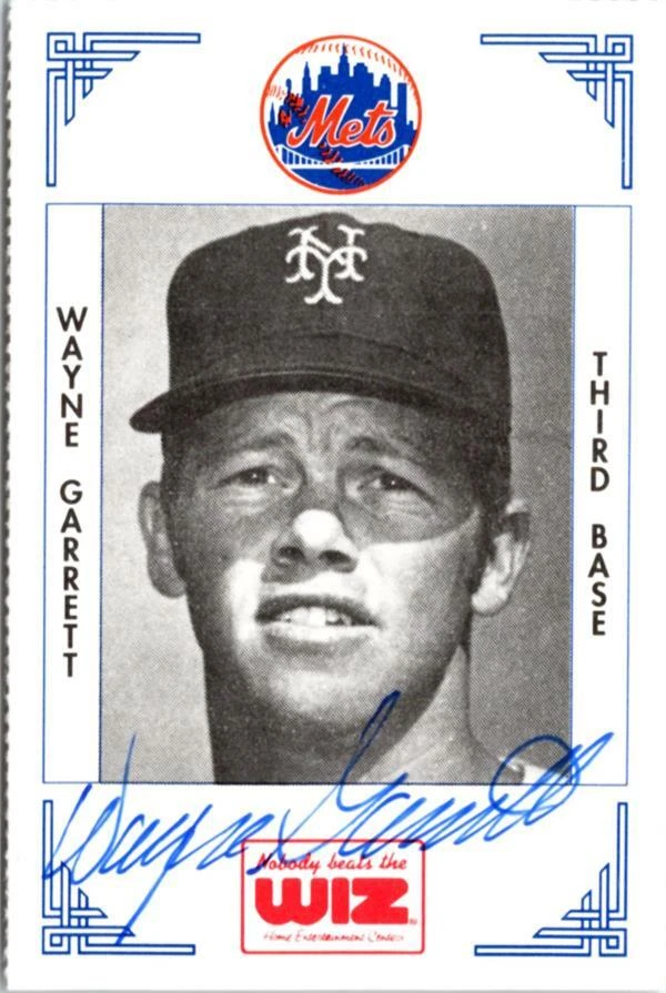 Wayne Garrett autographed baseball card (New York Mets) 1991 Wiz Mini #135 - Image 1 of 1