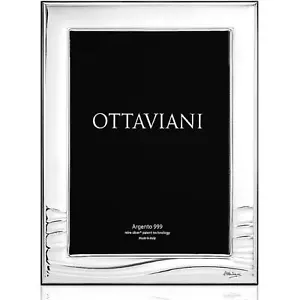 Cornice Portafoto OTTAVIANI 1002 Laminata in Argento 18x24 cm - Imagen 1 de 3