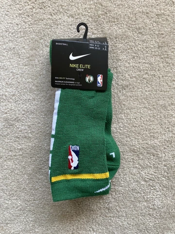 Boston Celtics City Edition NBA Nike Elite Crew Socks Cover
