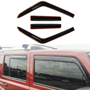 Deflector de viento con visera de ventana en canal 4 piezas para Jeep Commander 2006-2010 - Imagen 1 de 8