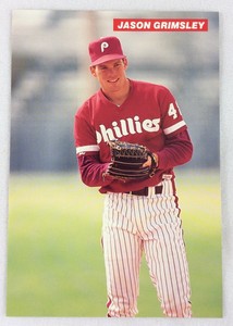 1991 Philadelphia Phillies Medford Photo Card-Jason Grimsley 