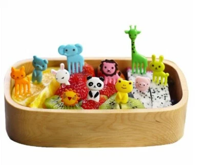 10PCS Decor Lunch Box Accessory Fruit Picks Kids' Animal Forks Food Mini Tool - image 1 of 4