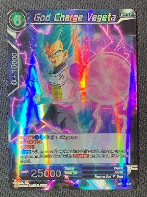 Dragon Ball Super TCG God Charge Vegeta BT1-036 R Foil - Image 1 of 3