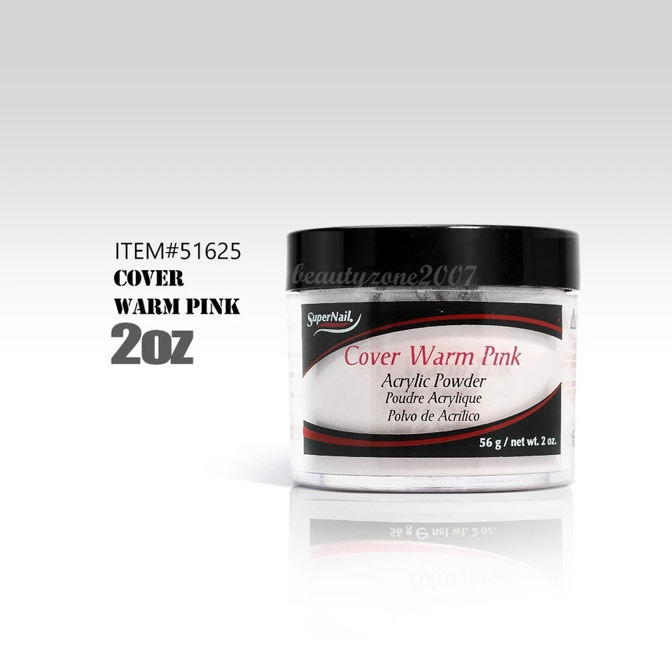 Cubierta de polvo acrílico para uñas Supernail rosa cálido 2 oz #51625 Foto 1 de 1