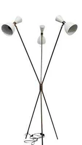 Floor Light 3 Arm Lamp Chandelier Stilnovo Mid Century Fixture Living Room Decor - Picture 1 of 3