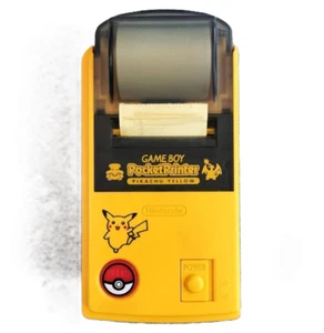 Nintendo GameBoy Pocket Printer Pikachu MGB-007 Yellow Version - Picture 1 of 2