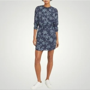 REISS Vestito Donna Taglia 12 Melodia Maniche Lunghe Lunghezza Ginocchio Floreale Classicore - Foto 1 di 13