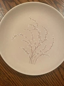 Steubenville Pottery Pink With White Flowers Dinner Plate 10” Vintage 1930s - Picture 1 of 8