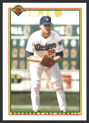 Jay Howell #83 1990 Bowman Los Angeles Dodgers - Image 1 of 2