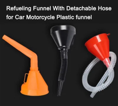 1pcs Refueling Funnel With Detachable Hose for Car Motorcycle Plastic funnel - Image 1 of 4
