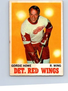 VINTAGE HOCKEY CARD OPC 1970 GORDIE HOWE HOF DETROIT RED WINGS  NO111 - Picture 1 of 2