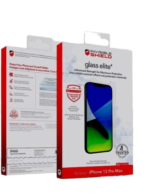 Protector de Pantalla ZAGG Apple 12 Pro Max Vidrio Templado Protector Transparente Protección Ph Foto 1 de 4