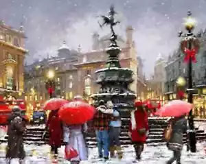 Hágalo usted mismo pintura por números para adultos, EROS Londres lona pintura acrílica UK COMP - Imagen 1 de 4