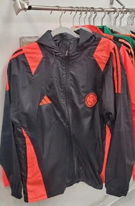 Giacca Seleccion Colombia - Giacca a vento riscaldante stile zip - Nero - Foto 1 di 5