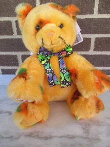 Build A Bear Vault Collection Naranja Halloween Calabaza Gatito 11" Peluche-Regalo Arco - Imagen 1 de 6