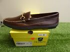 TB Phelps Horsebit Driver Leather Driving Loafers Briar Brown 11 M New