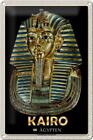 Blechschild Reise 20X30 Cm Kairo Ägypten Tutanchamuns Totenmaske Tin Sign