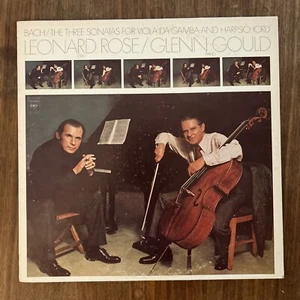 Rose; Gould. Bach (Sonatas viola da gamba harpsichord). CBC M 32934. Vinyl LP - Bild 1 von 4