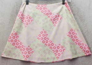 Princess Polly Mini Skirt Women Size 10 Multi Floral Lined Polyester Back Zipper - Picture 1 of 8