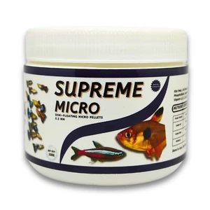 Supreme Micro Pellets Fischfutter (100gm) für alle Arten von kleinen Aquariumfischen - Bild 1 von 7
