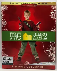 Home Alone & Home Alone 2 -Blu Ray/Dvd/Digital Disney Movie Club Exclusive - NEW - Picture 1 of 2