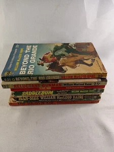 Lot Of 7 William MacLeod Raine Western Novels Paperbacks - Bild 1 von 16