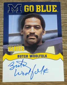 TK Legacy Michigan Wolverines MGB67 Butch Wolfolk Autograph - Picture 1 of 2