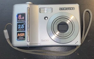 Samsung Digimax S630 6.0MP Compact Digital Camera Silver Tested Working - Picture 1 of 9