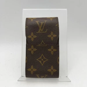 LOUIS VUITTON Monogram Etui Zigarettenetui braun Leder aus Japan - Bild 1 von 24