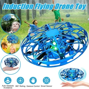Drohne Quadrocopter UFO Drone für Kinder Geschenk Induktions Fiegender Spielzeug - Bild 1 von 12