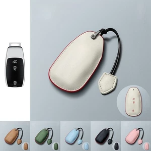 Genuine Leather Car Key Case Cover For Benz E200 W212 W213 S212 S E400 E300 S212 - Picture 1 of 20