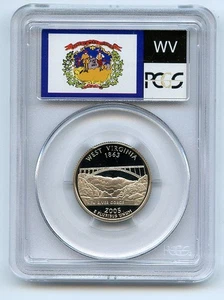 2005 S 25C Clad West Virginia Quarter PCGS PR70DCAM - Picture 1 of 2