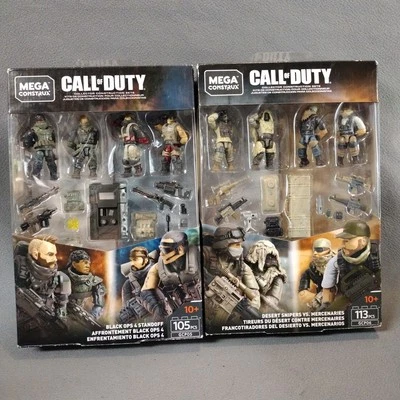 2 minifiguras Mega Construx Call of Duty Black Ops Standoff francotiradores mercs Foto 1 de 4