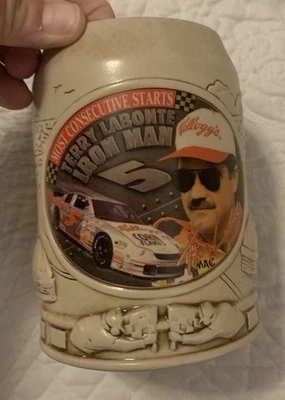 Dram Tree Terry Labonte Iron Man Kellogg's 6" High Stein Ceramic Mug - Image 1 of 4