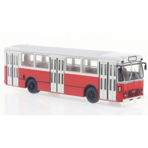 FIAT 418 AL AUTOBUS 1972 BEIGE-RED Cm 12 x 3 x h4 1:87 Brekina Autobus Modellino - Immagine 1 di 1