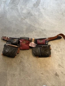 Occidental Leather Tool Bag Black Canvas Well Used  - Photo 1 sur 8