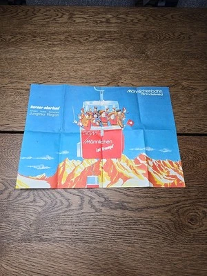 Berner Oberland Switzerland Männlichenbahn Grindelwald Poster Vtg 11x16" GGM - Image 1 of 4