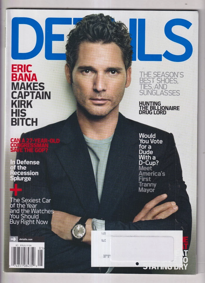 Details May 2009 Eric Bana, Recession Splurge, Sexiest Car, America's First Tran - Image 1 of 1