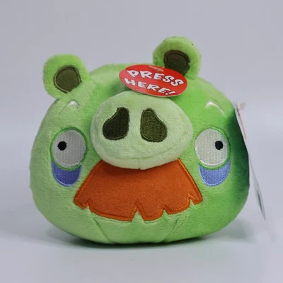 NWT Angry Birds Moustache Pig Plush | 5" 2011 CWT G11D HK-86 - Image 1 of 4