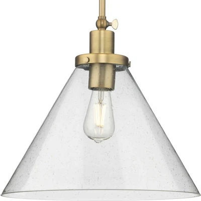 Progress Lighting P500384 Hinton 16"W Pendant - Brass - Image 1 of 4