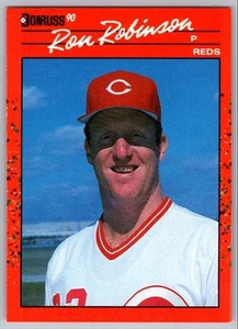 1990 Donruss Ron Robinson Cincinnati Reds #553 - Picture 1 of 2