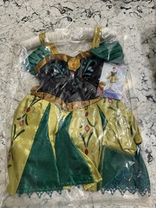 Disneys Frozen Anna Kostüm Verkleidung Kleid Gr. XS.  (3T-4T) NEU - Bild 1 von 5