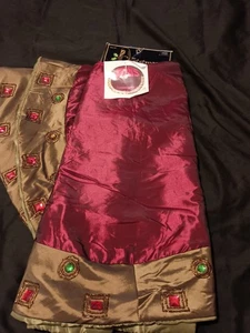 Dark Red and Green Christmas Tree Skirt 48 Inches  NWT The Christmas Shoppe - Picture 1 of 6